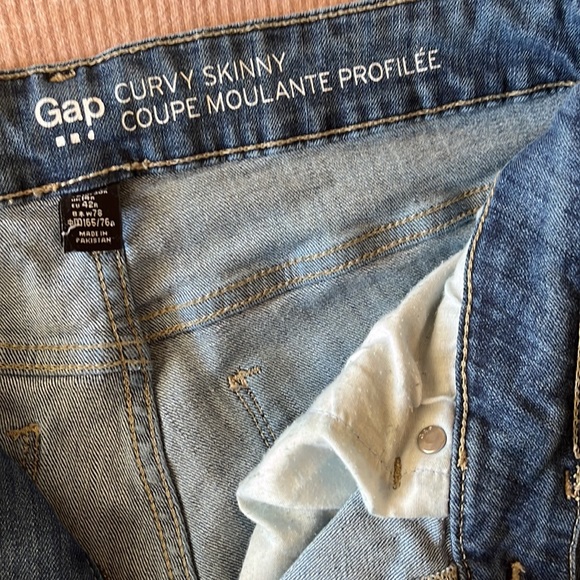 Gap Curvy Skinny size 10 - Picture 2 of 3